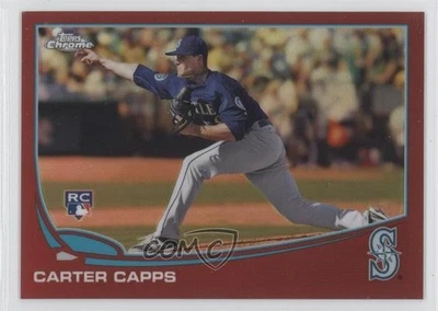 2013 Topps Chrome Red Refractor /25 Carter Capps #170 Rookie RC - Image 1 of 2
