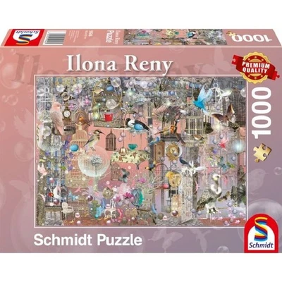 Puzzle Pink beauty - 1000 pz - Schmidt 59946 - Immagine 1 di 2