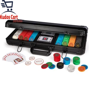 El último juego de póquer con 400 fichas de grado de casino de peso pesado juego de 8 jugadores nuevo - Imagen 1 de 7