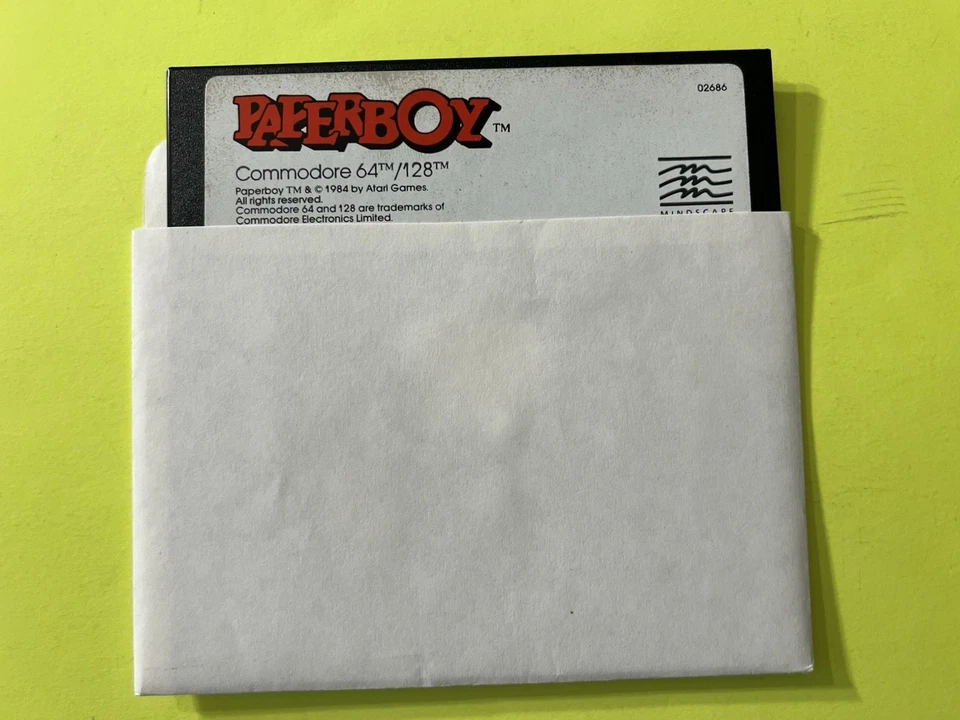 PAPERBOY - 1984 Commodore 64 C64/128 - Solo disco de juego auténtico - Probado y funciona Foto 1 de 1