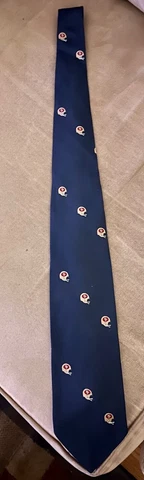 Vintage San Francisco 49ers Niners Navy Blue Neck Tie Necktie - Old 60-70’s logo Cover