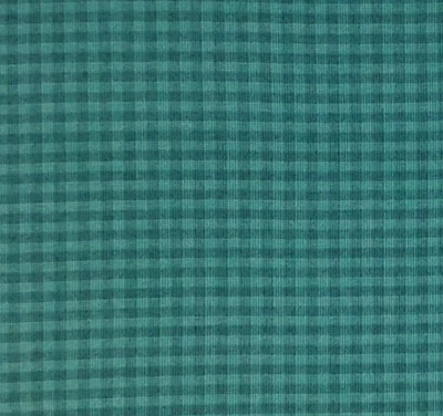 Cotton FLANNEL Fabric Plaid HENRY GLASS Teal Green HALF YARD BTHY - Image 1 of 3