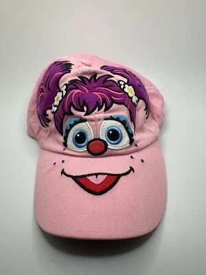 Gorra de béisbol juvenil Sesame Street Hat Place Abby Cadabby rosa cara ajustable Foto 1 de 4