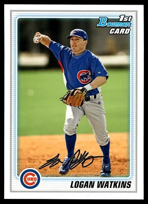 2010 Bowman #BP11 Logan Watkins Rookie Chicago Cubs - Image 1 of 2