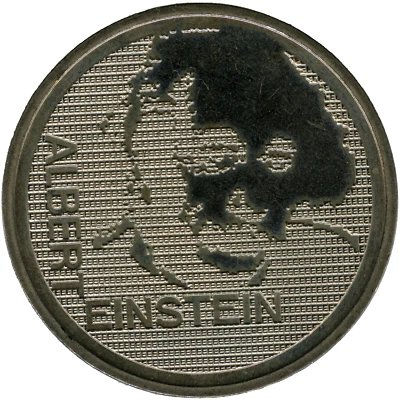 ☆ ☆ SWITZERLAND · 1979 ☆ 5 FRANCS • 100th ANNIV ALBERT EINSTEIN ☆ KM#57 ☆ ☆C5336 - Image 1 of 4