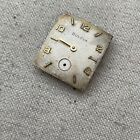 Vintage Bulova 8AC  21 jewel wrist watch movement with dial For Parts