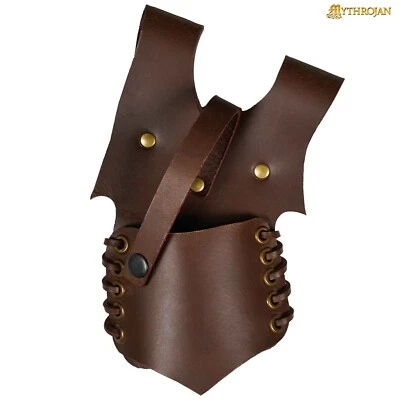 Espada de Cuero Rana Soporte Rapier Colgador Cinturón Accesorio LARP Juegos con disfraces Marrón Foto 1 de 2