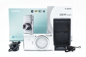🍀N MINT🍀Canon IXY630 Silver PowerShot ELPH 340 HS IXUS265 16MP Wi-fi NFC JAPAN - Picture 1 of 13