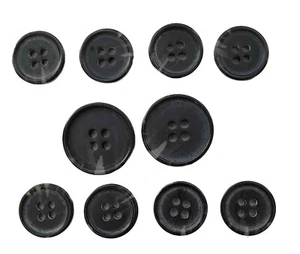 Lauren Ralph Lauren Suit Sport Coat Buttons Set Gray 4 Eyelet Men's N4R - Picture 1 of 1