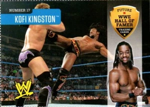 2010 Tarjeta perforada #17 de Kofi Kingston del futuro miembro del Salón de la Fama de la revista WWE - Imagen 1 de 2