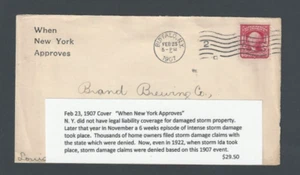Feb 23, 1907 Cover "When New York Approves"  See Data - Picture 1 of 1