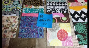 Lot of 35–4.5”x 4.5” charm squares Floral And geometric - Picture 1 of 3