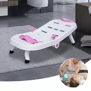 Foldable Baby Shampoo Chair Adjustable Toddler Hair Washing Seat for 0-10 years - Picture 1 of 9