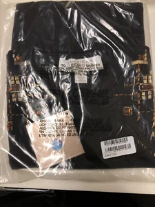 Sealed American Glamour Badgley Mischka Black Sweater Top Beaded Size S - Picture 1 of 2