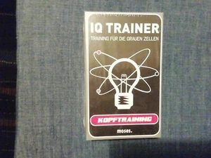 IQ TRAINER, TRAINING FÜR DIE GRAUEN ZELLEN, SCHWIERIGKEITSGRAD MITTEL, NEU! - Bild 1 von 2
