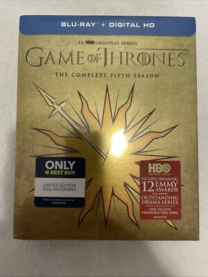 Game of Thrones Complete Fifth Season Martell Cover Blu Ray Digital HD Best Buy Foto 1 de 3