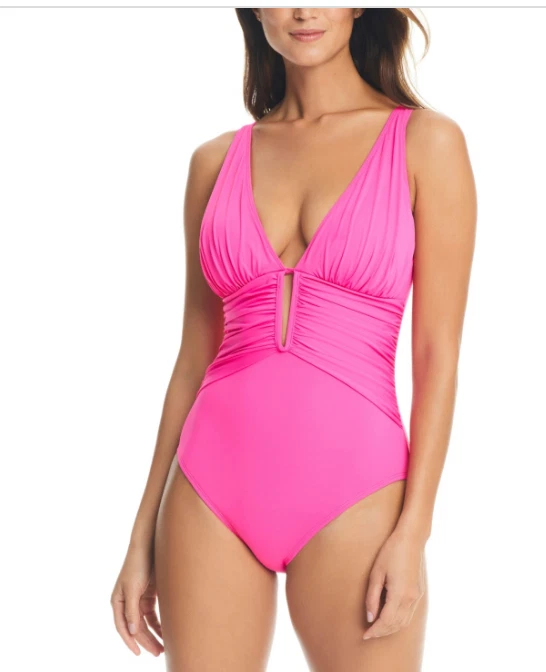 Traje de baño de una pieza Bleu by Rod Beattie para mujer talla 16W taza moldeada talla $98 Foto 1 de 4