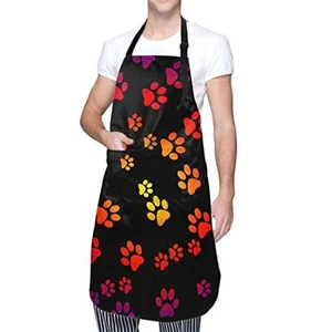 Cute Artist Aprons With Pockets Art Apron Adjustable For Kitchen Cooking Grillin - Picture 1 of 7