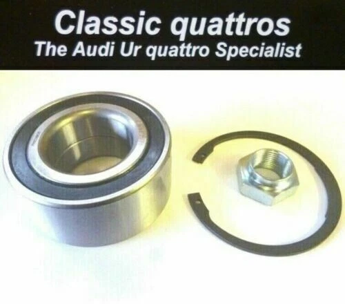 KIT DE RODAMIENTOS DE RUEDAS DELANTERO O TRASERO 82mm AUDI UR QUATTRO TURBO COUPÉ 80-90-100- 200 Foto 1 de 1
