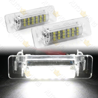 APTO 96-02 MERCEDES-BENZ CLASE E W210 E300 BLANCO 18-SMD LUCES DE MATRÍCULA LED Foto 1 de 4