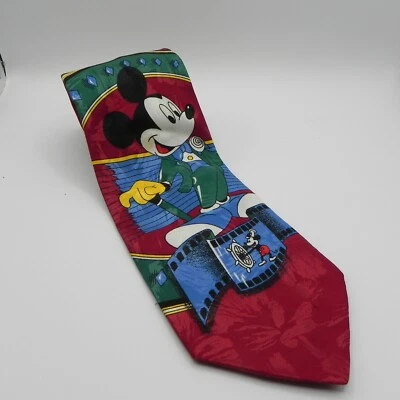 Corbata Disney Mickey Mouse Ilimitada De Colección Roja Multicolor 100% Poliéster Foto 1 de 4