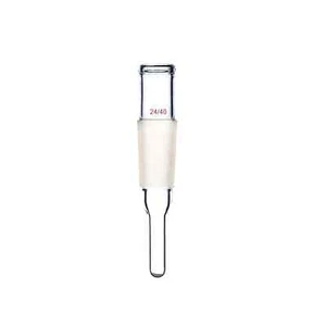 24/40 Glass Thermometer Adapter 50mm Stem Tube w/Wide Mouth Lab Glassware - Picture 1 of 6