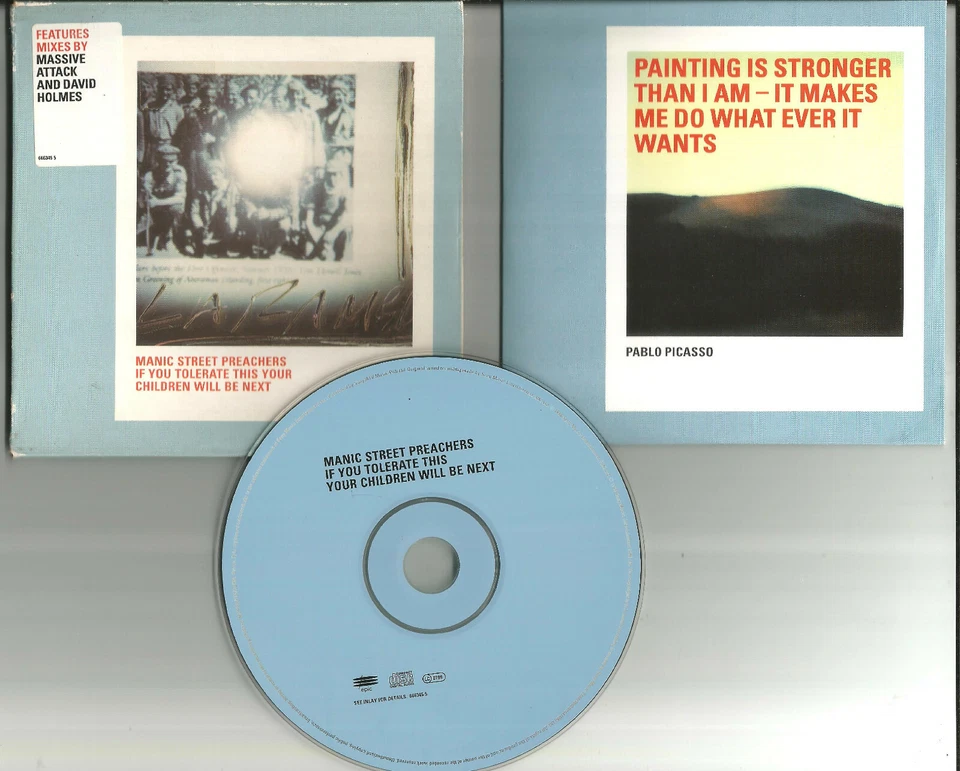 MANIC STREET PREACHERS you tolerate MIXES MASSIVE ATTACK DAVID HOLMES CD Single — 第 1/1 张图片