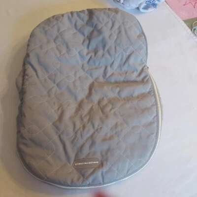 2013, JJ Cole Car Seat Cover, Winter Resistant Stroller/Baby Carrier Cover- Gray - Image 1 of 4