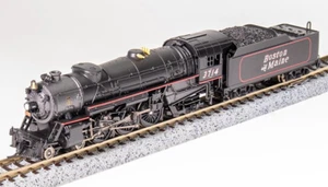 BROADWAY LIMITED 6923 N Heavy Pacific 4-6-2 B&M 3714 Speed LETRS Paragon4 Sound - Picture 1 of 1