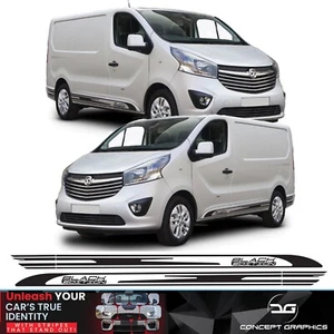 Kit decalcomanie strisce vinile premium lati furgone Vauxhall Vivaro Sport SWB 14-19 - Foto 1 di 4