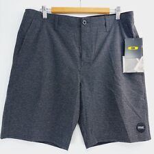 Oakley Shorts Mens Size 34 Grey Charcoal Quick Dry Amphibian Swim Surf Beach