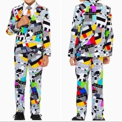 NUEVO SIN ETIQUETAS OPUESTOS Traje de Niño "Testival" 2 Piezas Talla 16 (JUVENTUD) Foto 1 de 4