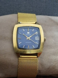 TISSOT T-12 TV-STYLE AUTOMATIC GP VINTAGE 70's RARE 21J SWISS WATCH. - Picture 1 of 6