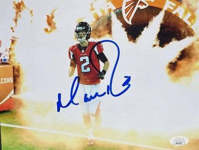 Foto autografiada firmada por Matt Ryan de 8x10 Atlanta Falcons Matty Ice certificado de autenticidad JSA Foto 1 de 2