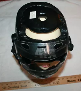 Macho Head Gear Medium Size Black Color with Face Mask added - Picture 1 of 9