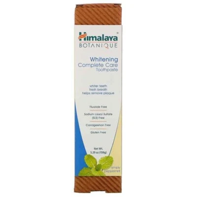 LOT OF 6 Himalaya Whitening Toothpaste - Simply Peppermint 5.29 oz , EXP 12/2024 - Image 1 of 3