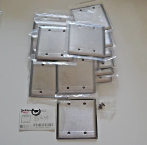 Lot of 18 Pass & Seymour legrand Sierra Two Gang (Box Mounted) Wall Plate 430S/S - Picture 1 of 4