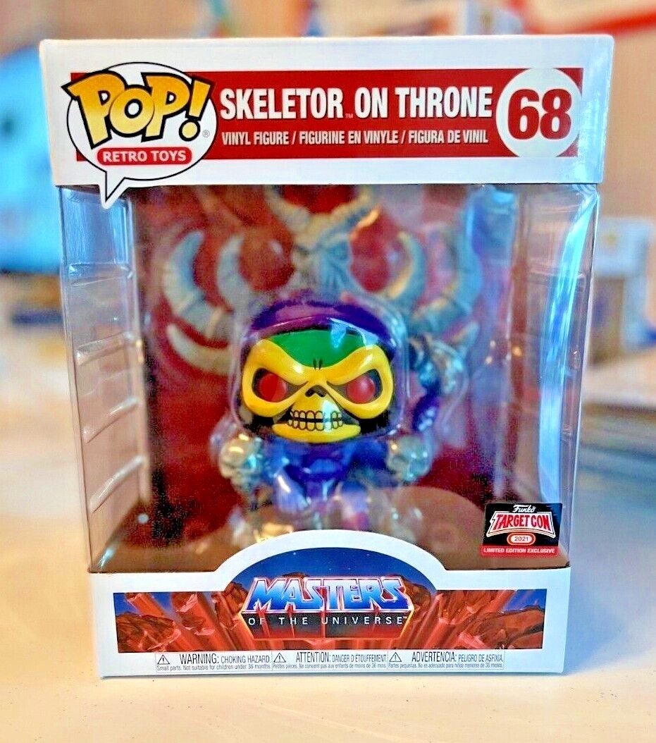 Funko Pop #68 Masters of the Universe Skeletor on Throne Target Con Exclusive | eBay