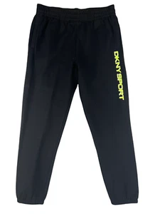 DNKY Sport Mujer Talla M Pantalones para Correr Negros con Logotipo Verde 2 Bolsillos - Imagen 1 de 12