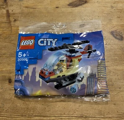CITY LEGO Polybag Set 30566 Fire Helicopter Rare Promotional LEGO Set - Image 1 of 2