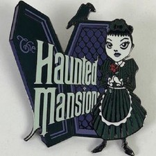 Disney Haunted Mansion Limited Edition 2500 Gothic Girl Pin