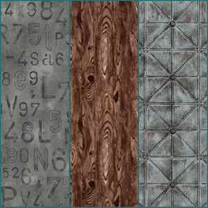 Rough Hewn Andover Cotton Quilt Fabric  Textural Fabric Wood Plank Metal - Picture 1 of 4