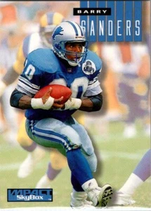 1994 SkyBox Impact #81 Barry Sanders Detroit Lions - Picture 1 of 2