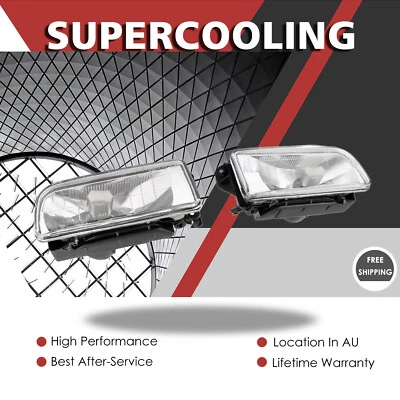 2X Fog Lights Driving Spot Lamps Black Housing Suit For BMW 1992-98 E36 3 Series - image 1 of 4