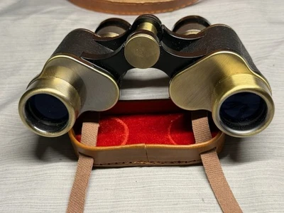 BEDELL 6x24 Brass  Binoculars - Image 1 of 4