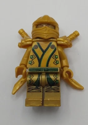 LEGO Ninjago - Lloyd Golden Ninja  Minifigure (njo073 ) with Dual Swords - Image 1 of 3