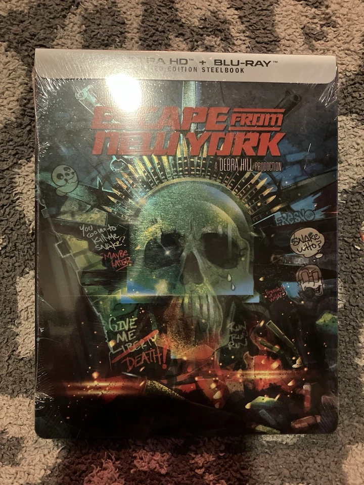 ESCAPE FROM NEW YORK - 4K UHD/BLU-RAY - STEELBOOK - LIMITED EDITION - BRAND NEW! Foto 1 de 1