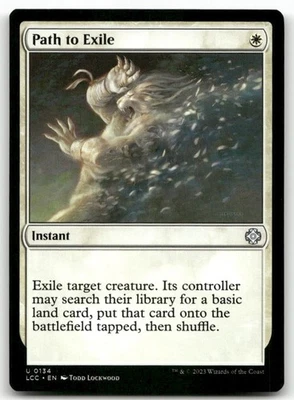 Path to Exile U Commander: The Lost Caverns of Ixalan 134 NM - Image 1 of 2