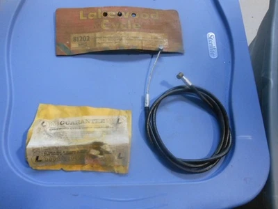 NOS Lakewood Cycle 前刹车线 适合:雅马哈 AT-1/2/3 MX125 81202 — 第 1/4 张图片