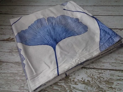 MARIMEKKO Gingko Blue Duvet Cover King Size Cotton Sateen - Image 1 of 4